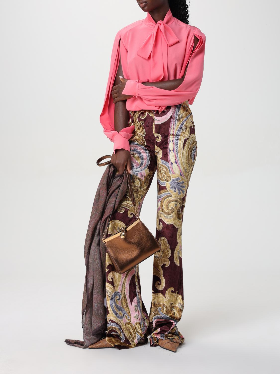 Printed trousers - Red