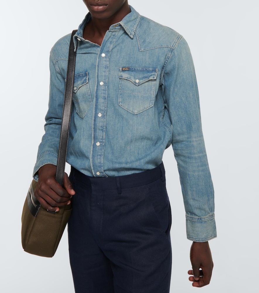 Cotton denim shirt