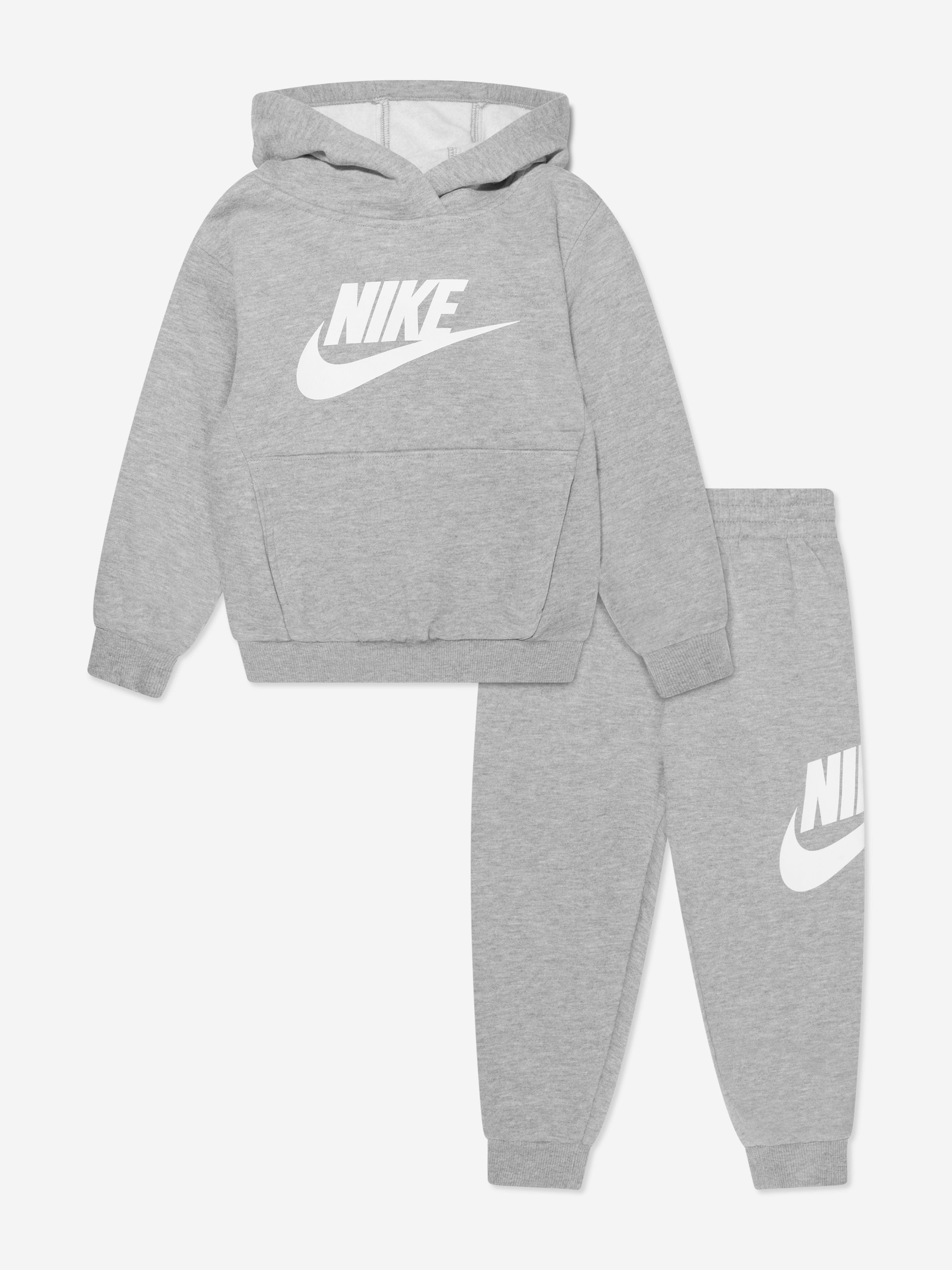 Boys NKN Club Fleece Tracksuit in Grey