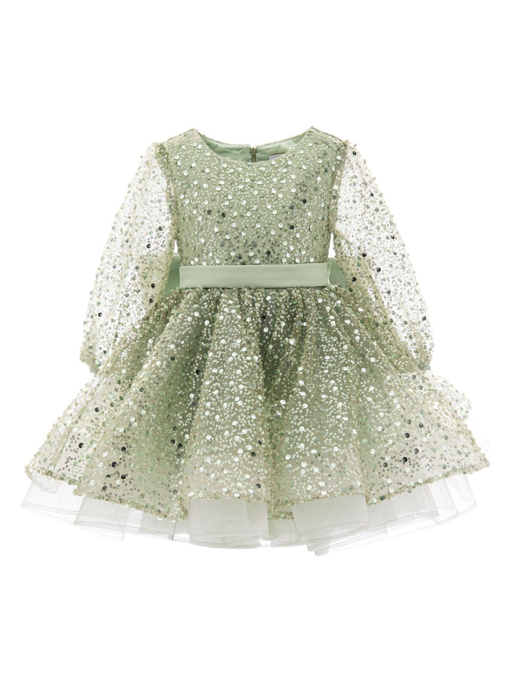 Pradera bow-detailing dress - Green