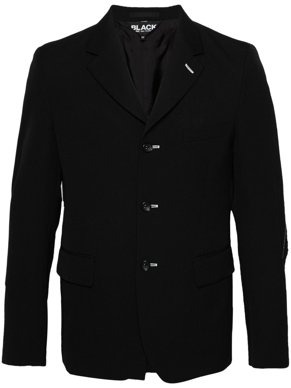 Ripped wool blazer