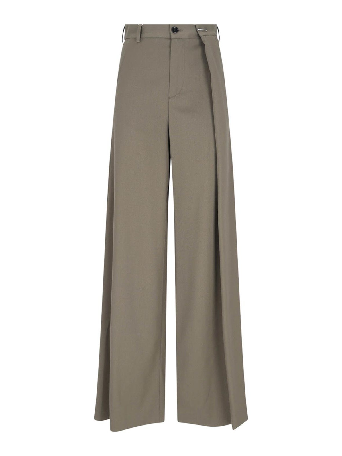Palazzo Trousers With Pleats