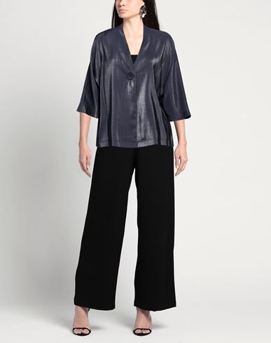 Woman Jacket Midnight blue Size 8 Viscose, Polyester