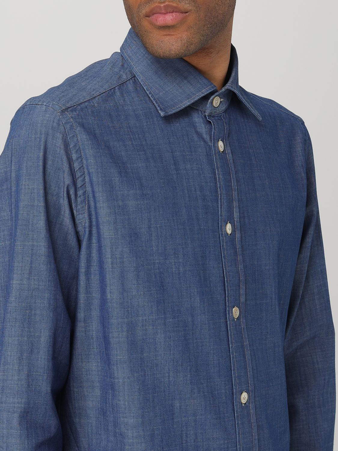 Shirt ELEVENTY Men color Blue