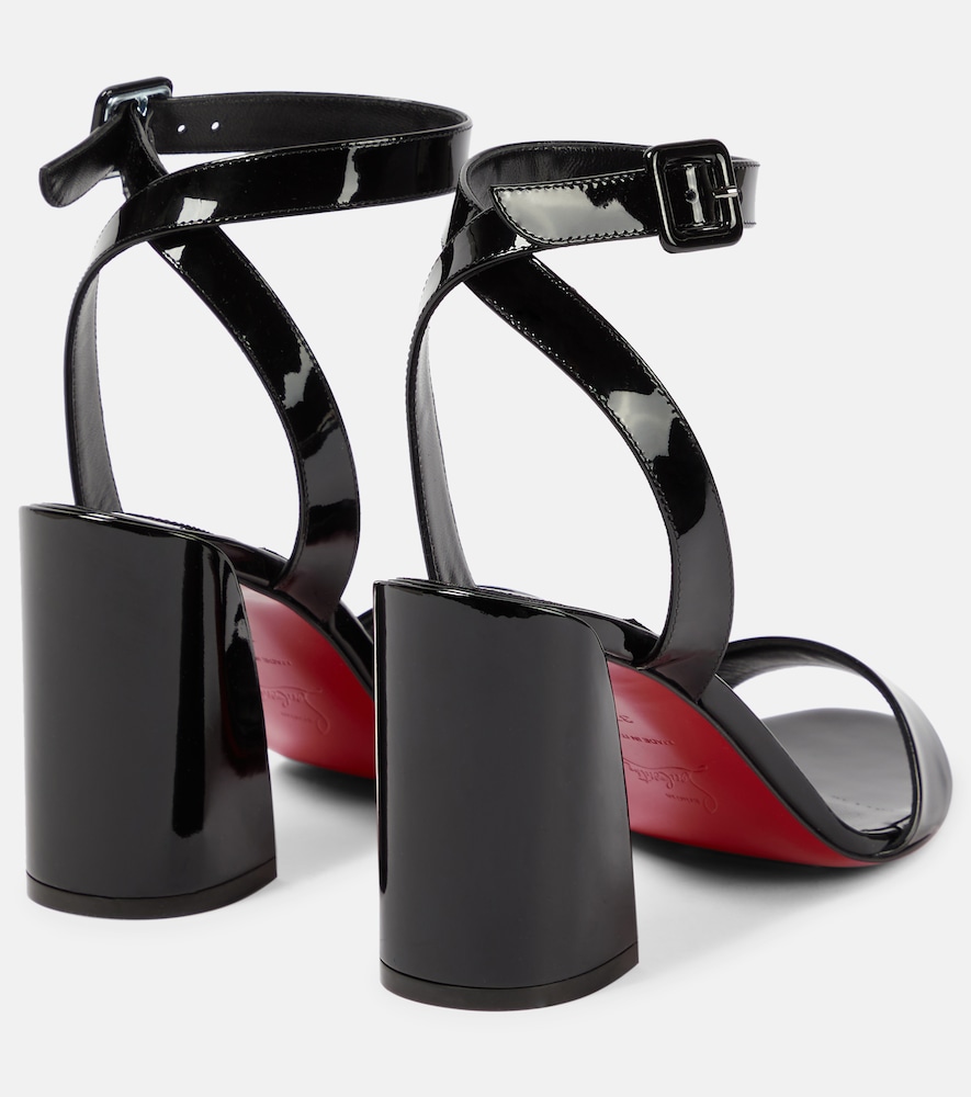 Christian Louboutin Miss Sabina 85 patent leather sandals