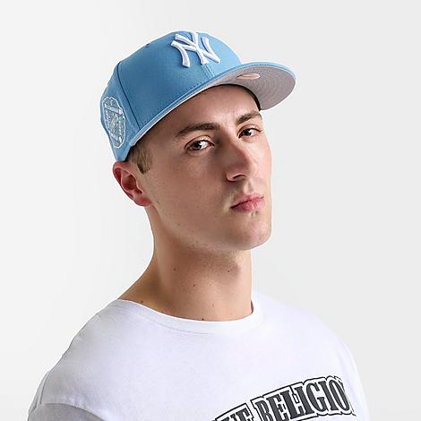 New York Yankees MLB Yankee Stadium Patch 59FIFTY Fitted Hat in Uni Blue/White