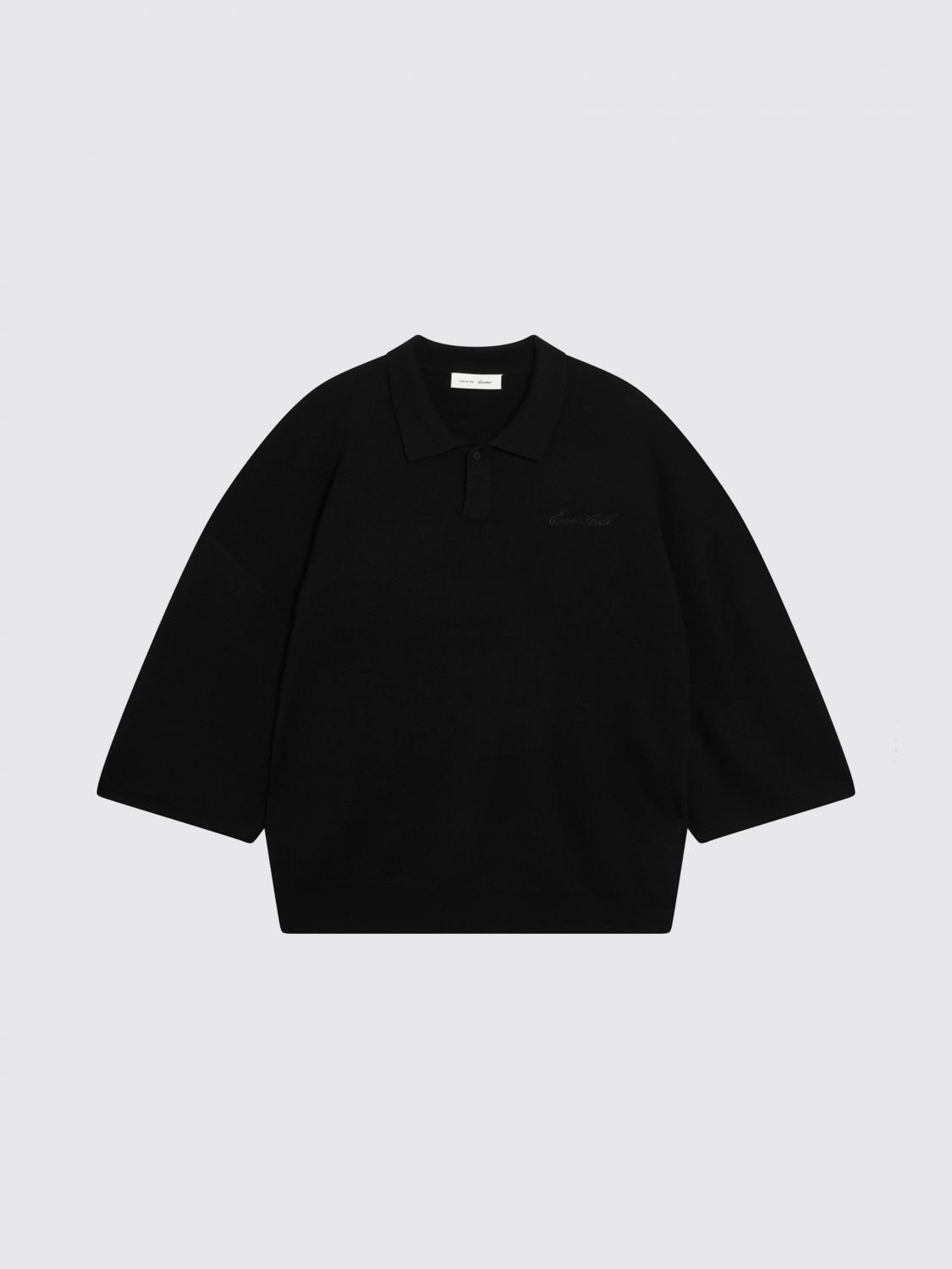 Polo Shirt Men color Black