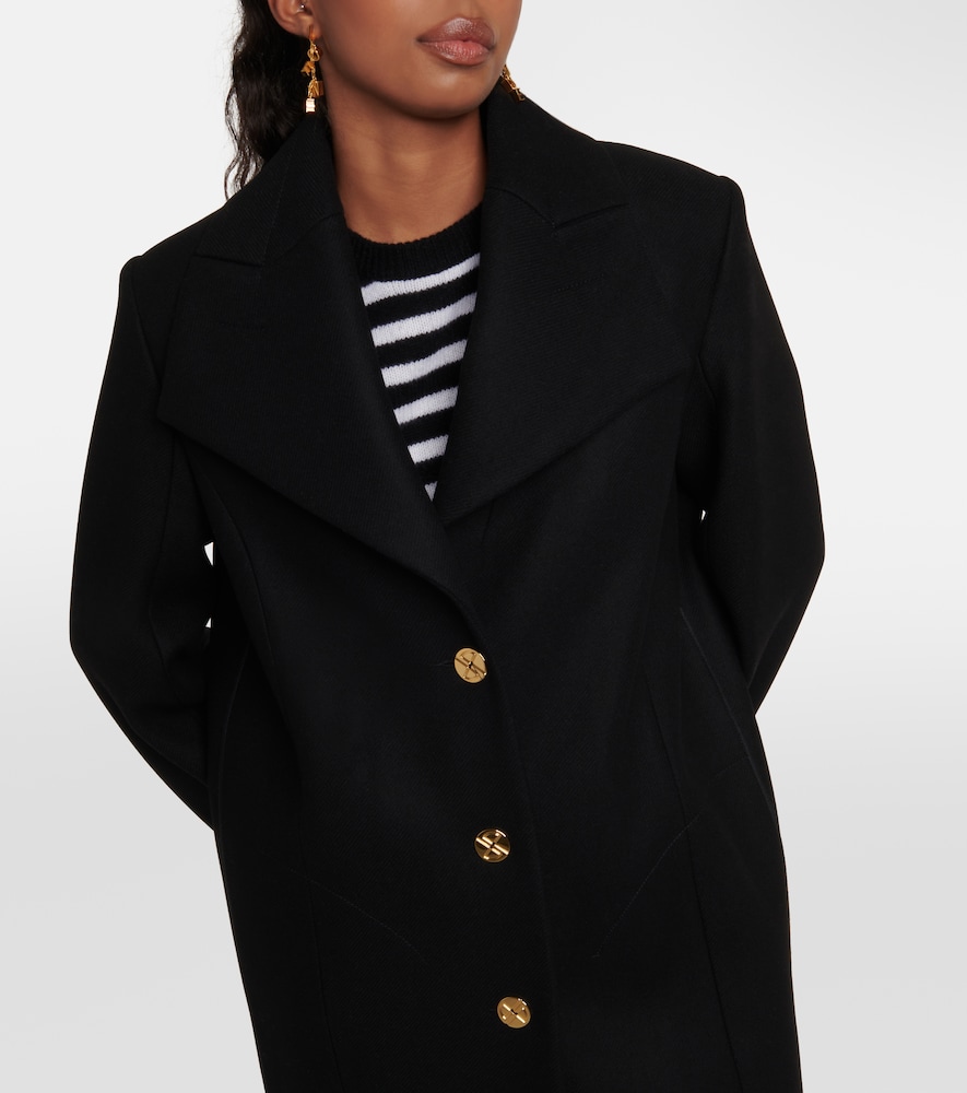 Wool-blend coat