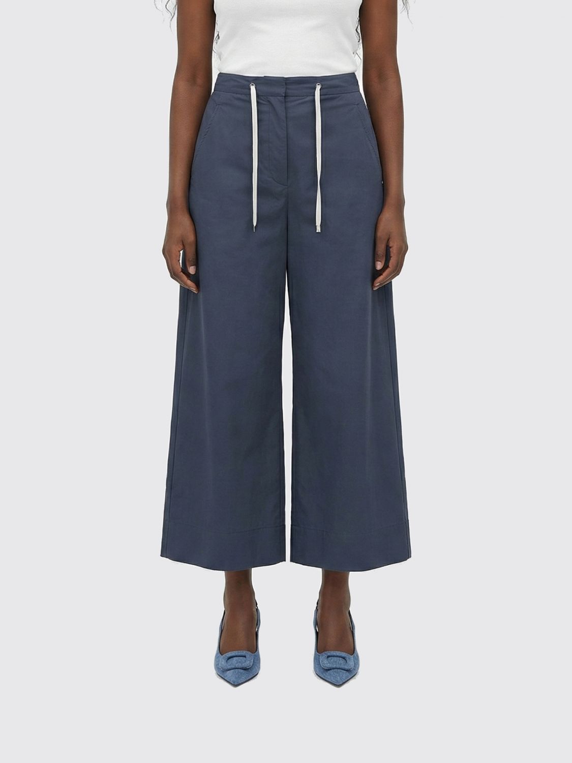 Pants Woman color Blue