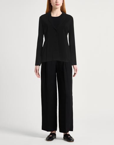 Woman Blazer Black Size 10 Viscose, Elastane