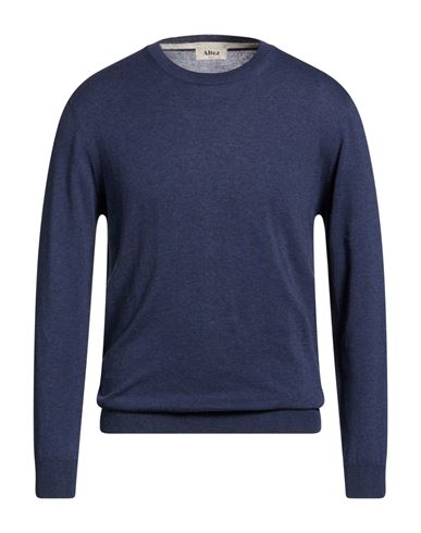 Man Sweater Navy Size L Cotton