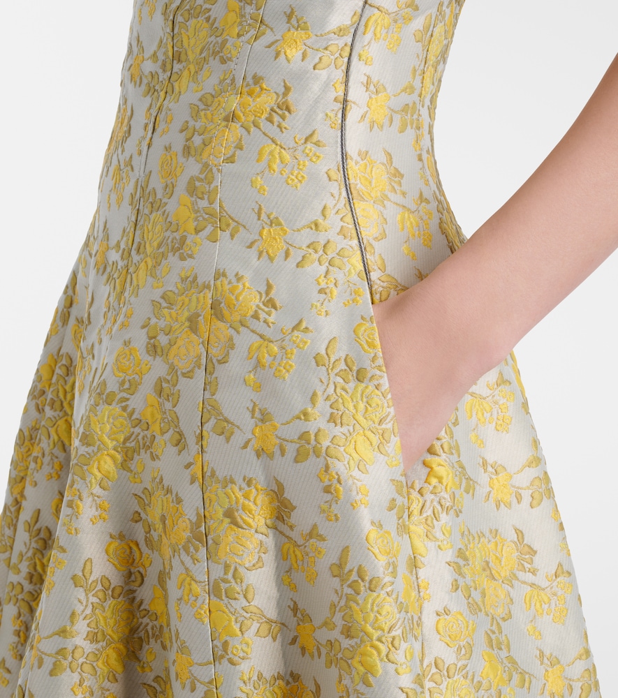 Octavia jacquard gown