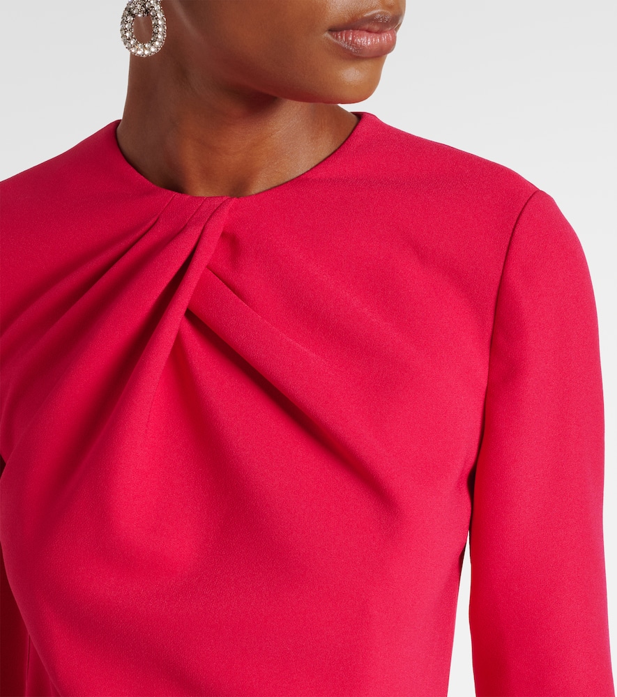 Belted midi dress
