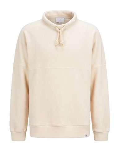 Man Sweatshirt Ivory Size L Cotton, Polyester, Polyamide