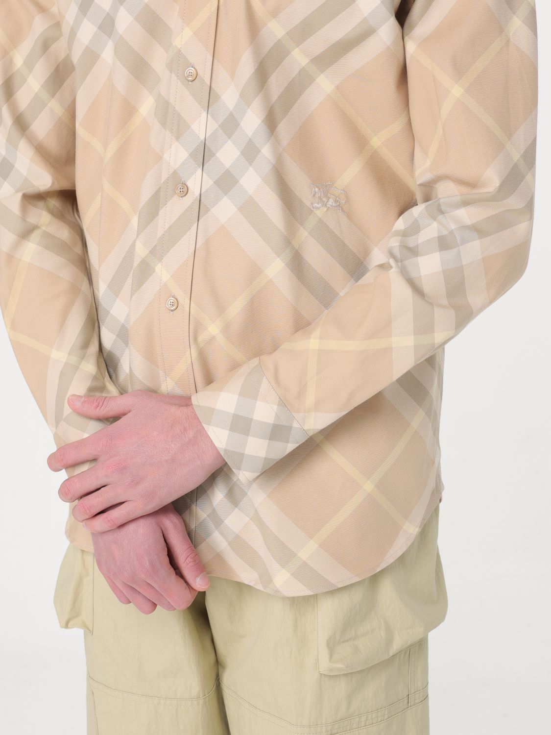 Shirt Men color Beige