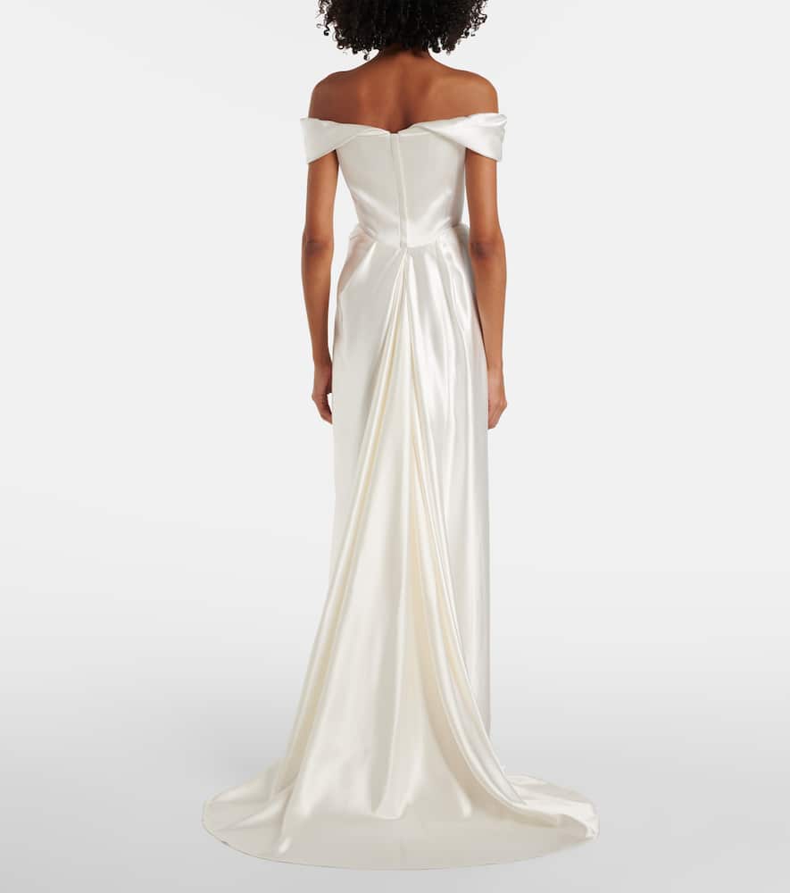 Vivienne Westwood Bridal Mabel silk satin bustier gown