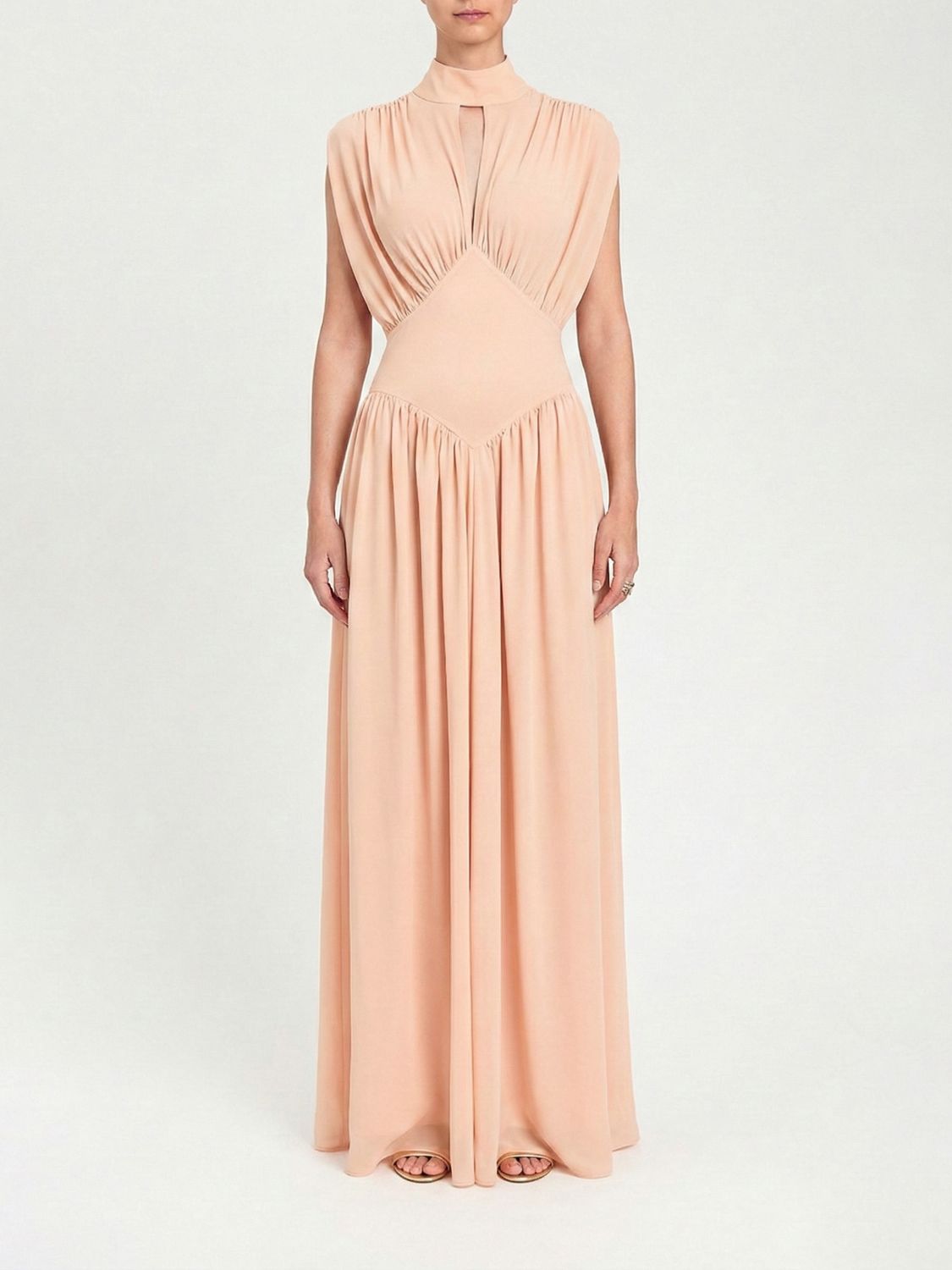 Dress Woman color Peach