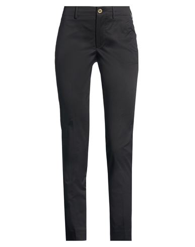Woman In Woman Pants Black Size 0 Cotton, Elastane