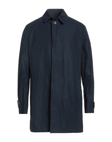 Brian Dales Man Overcoat & Trench Coat Midnight blue Size 42 Polyester