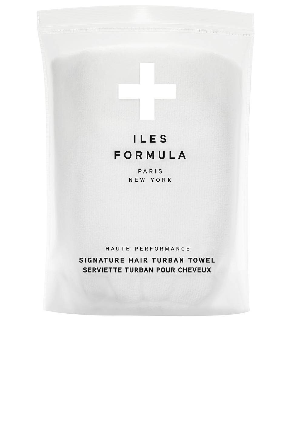 Iles Formula Signature Hair Turban Towel in White