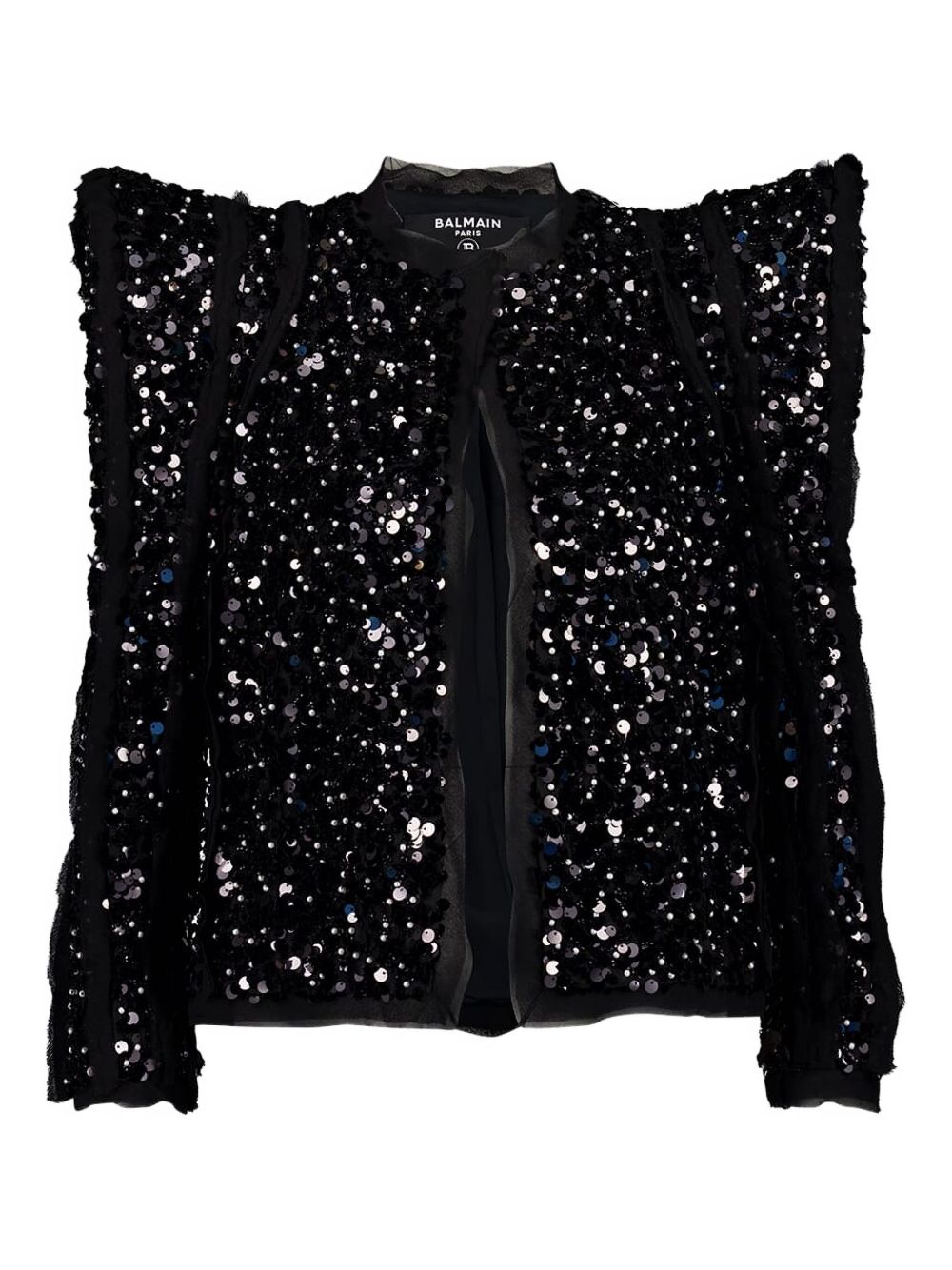 Balmain sequinned jacket - Black