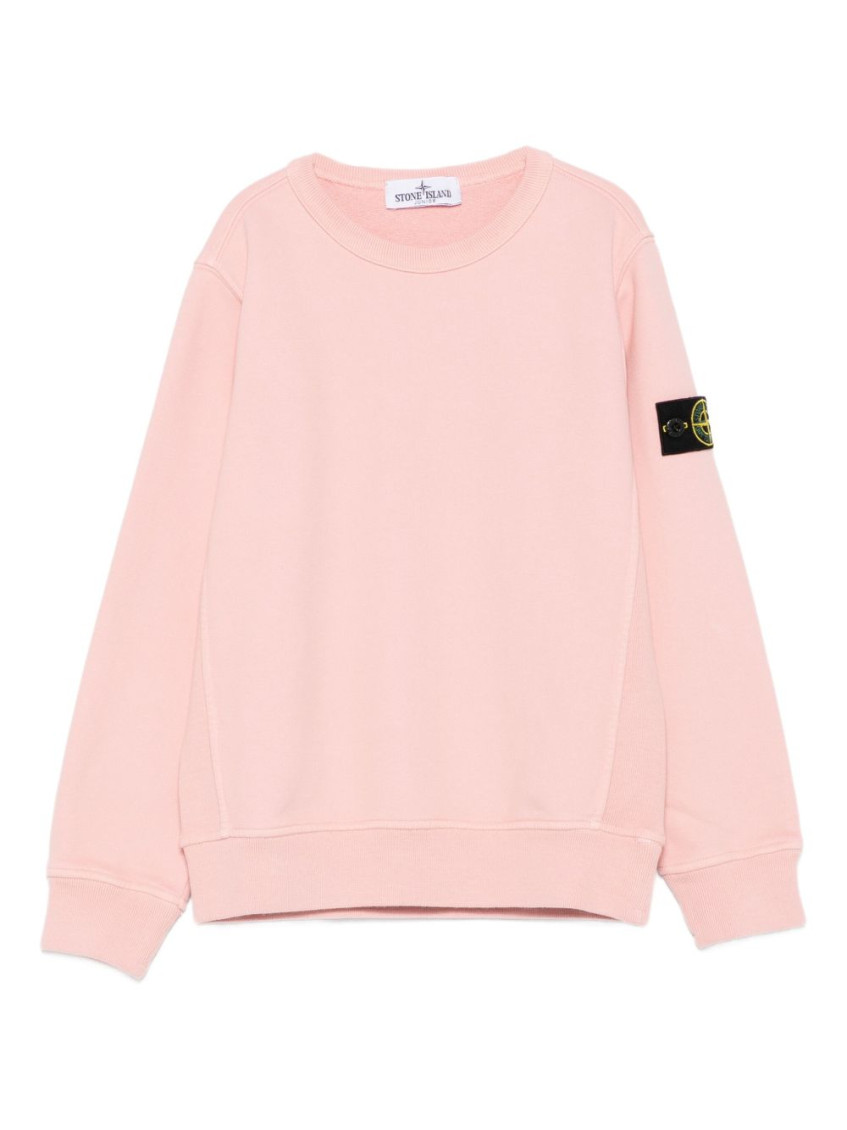 Boys Pink Crew Neck Sweatshirt
