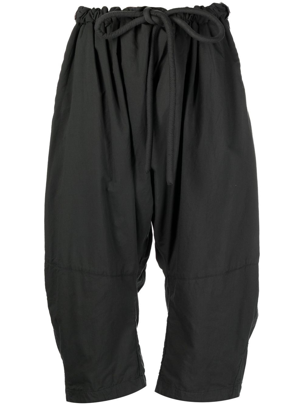 Drawstring-waist trousers - Grey