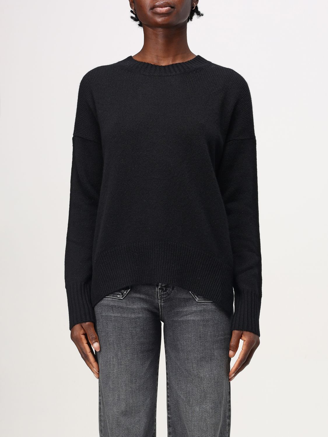 Sweatshirt Woman color Black