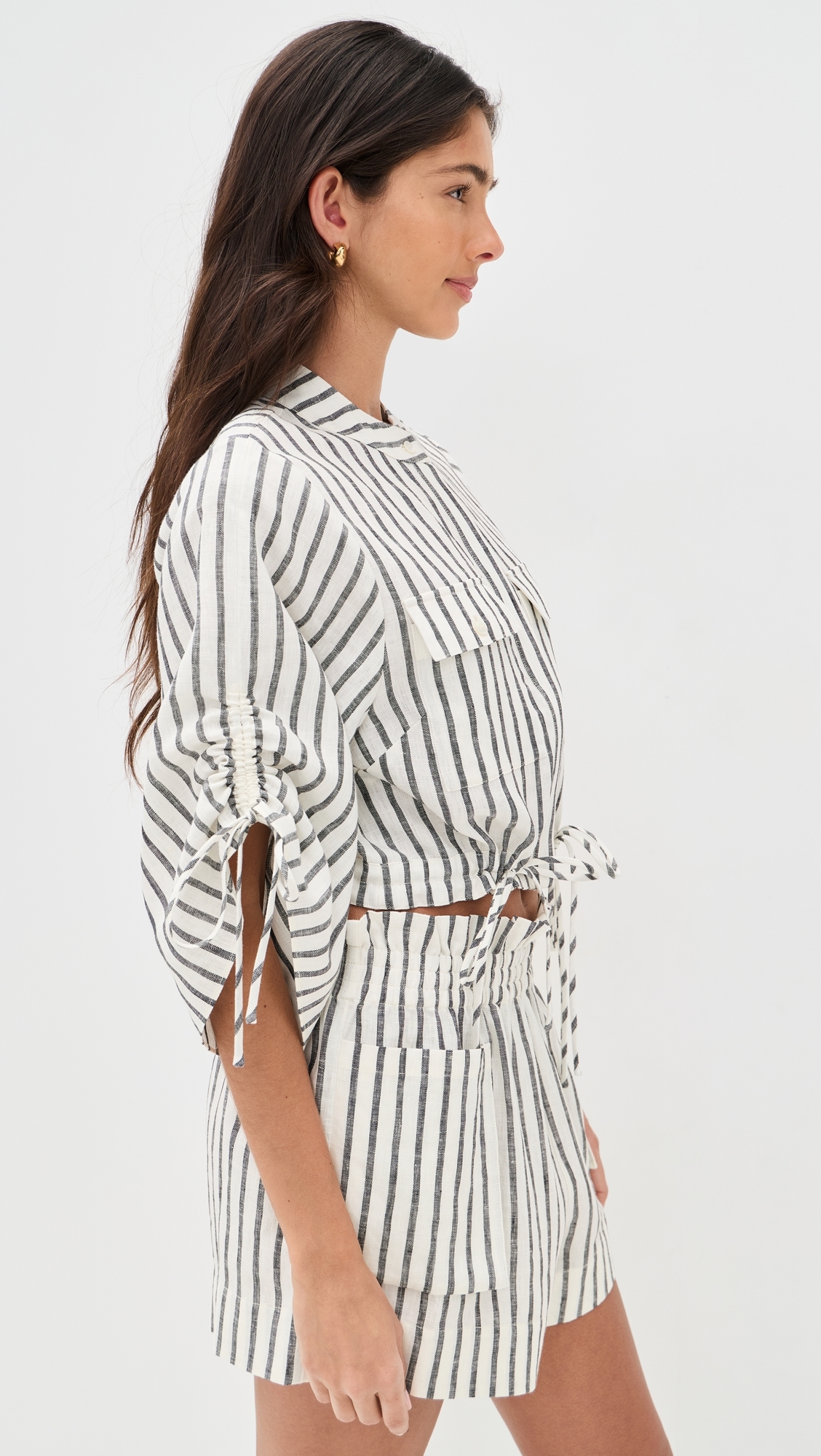 Eva Top Black Stripe