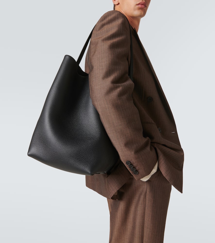N/S Park Large leather tote bag