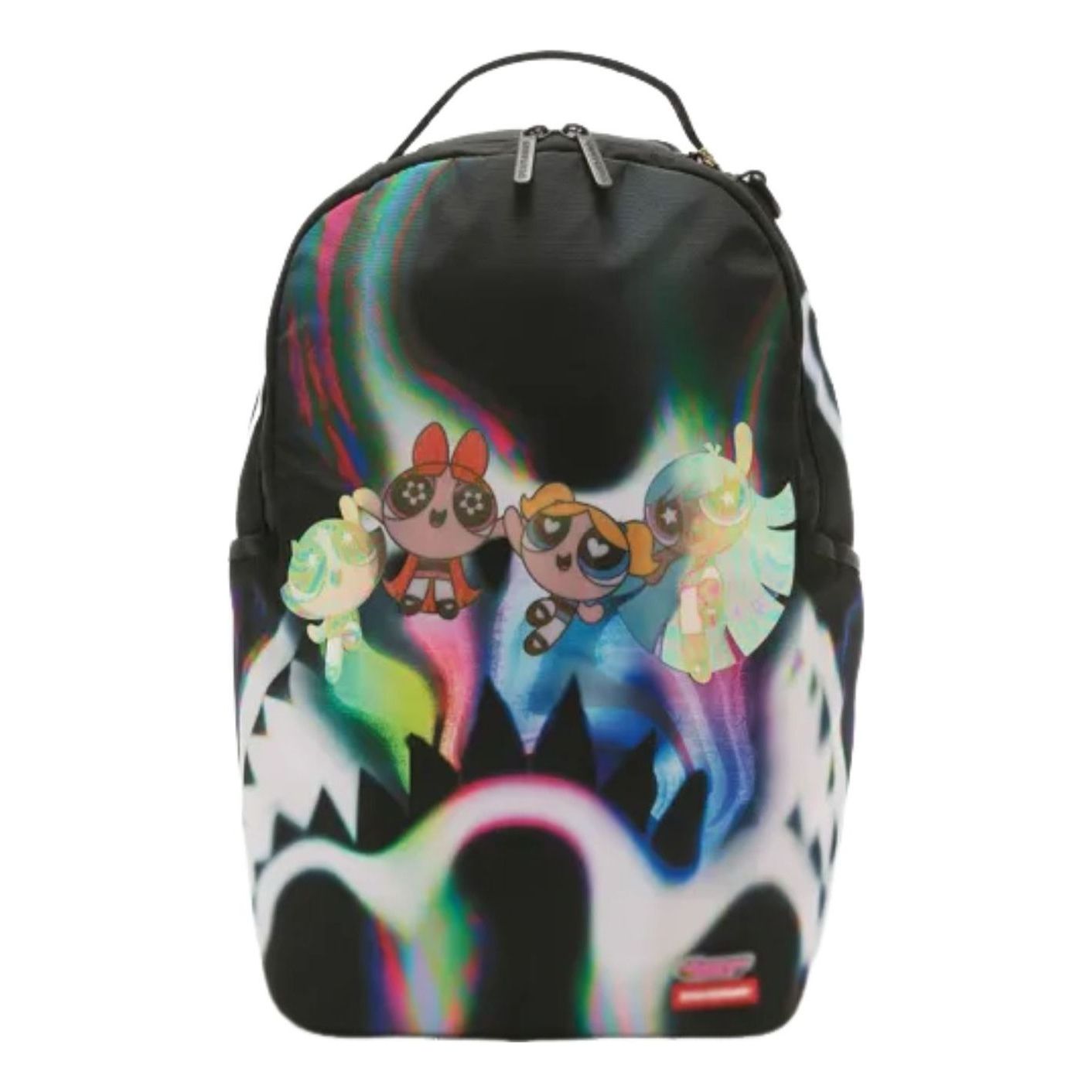 X Powerpuff Girls Rainbow Holo Backpack 'Black'