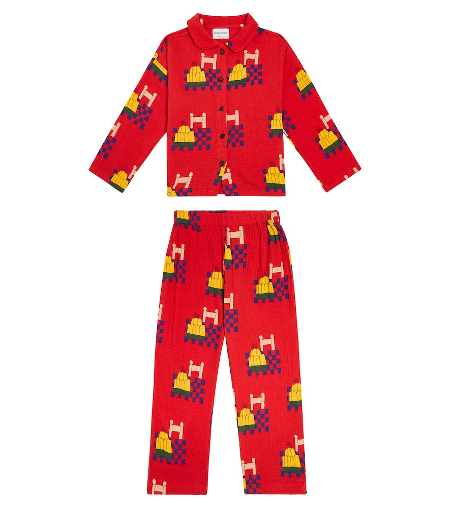 Yummy Cake printed cotton pajamas