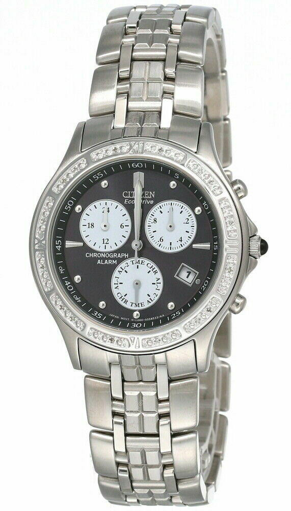 CITIZEN Eco-Drive Black Dial SS Men's Watch BL7160-53E