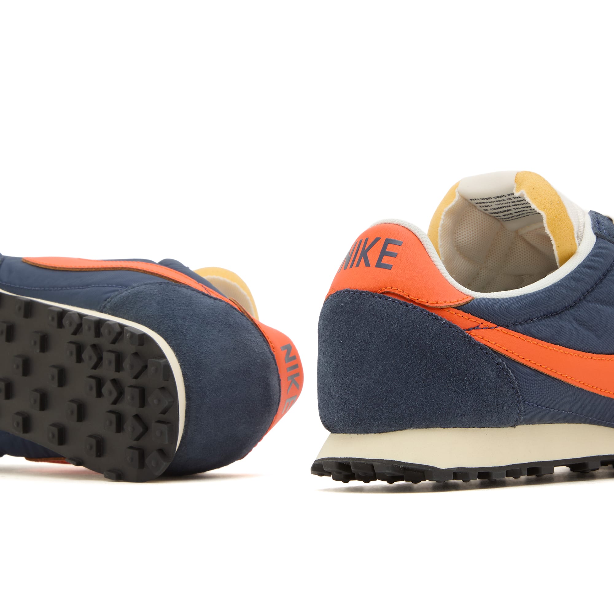 Waffle Racer Sneakers Midnight Navy / Safety Orange