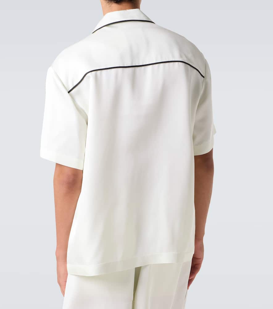 Oversized bowling shirt