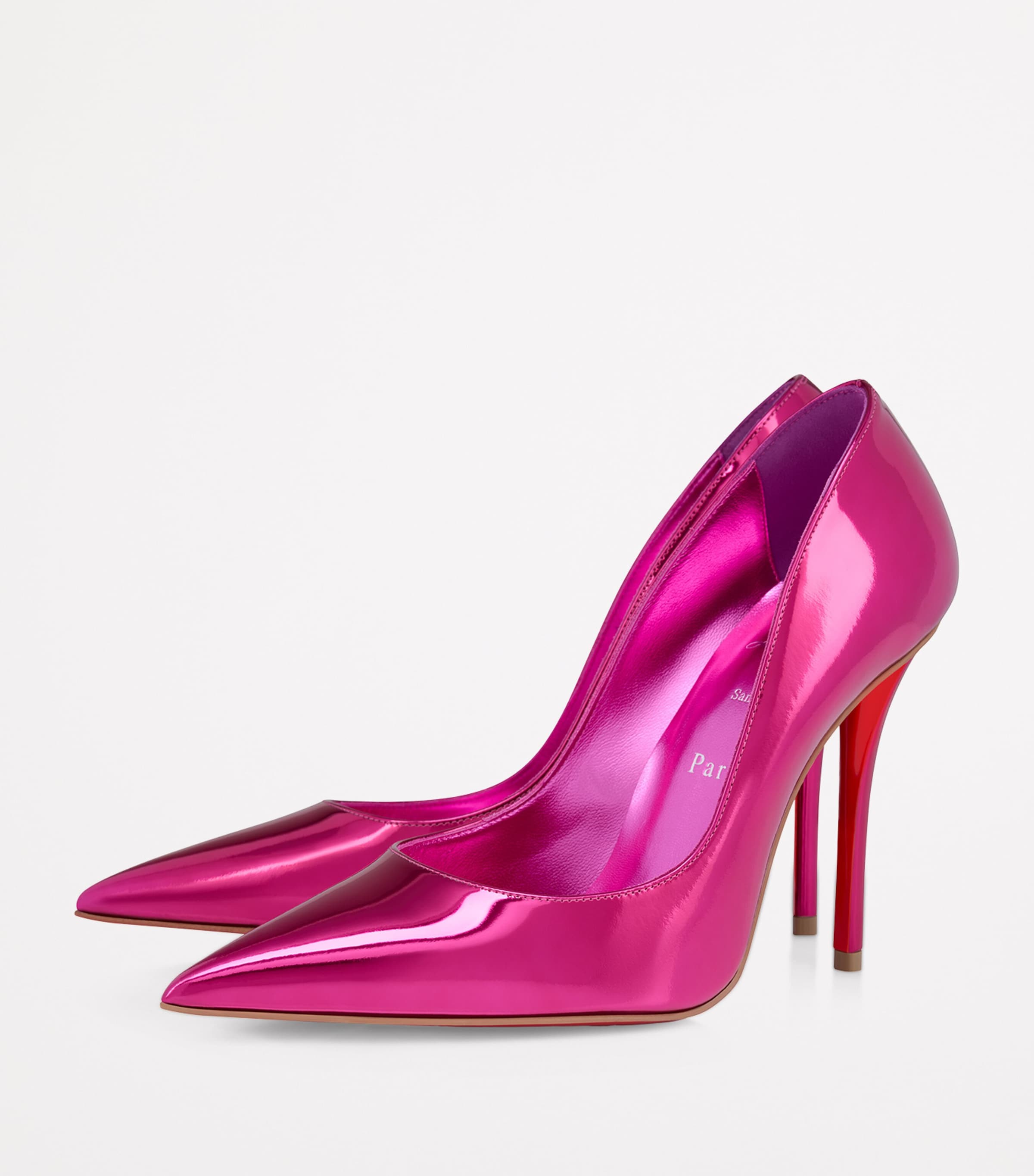 Miss Z Metallic Calf Leather Pumps 100