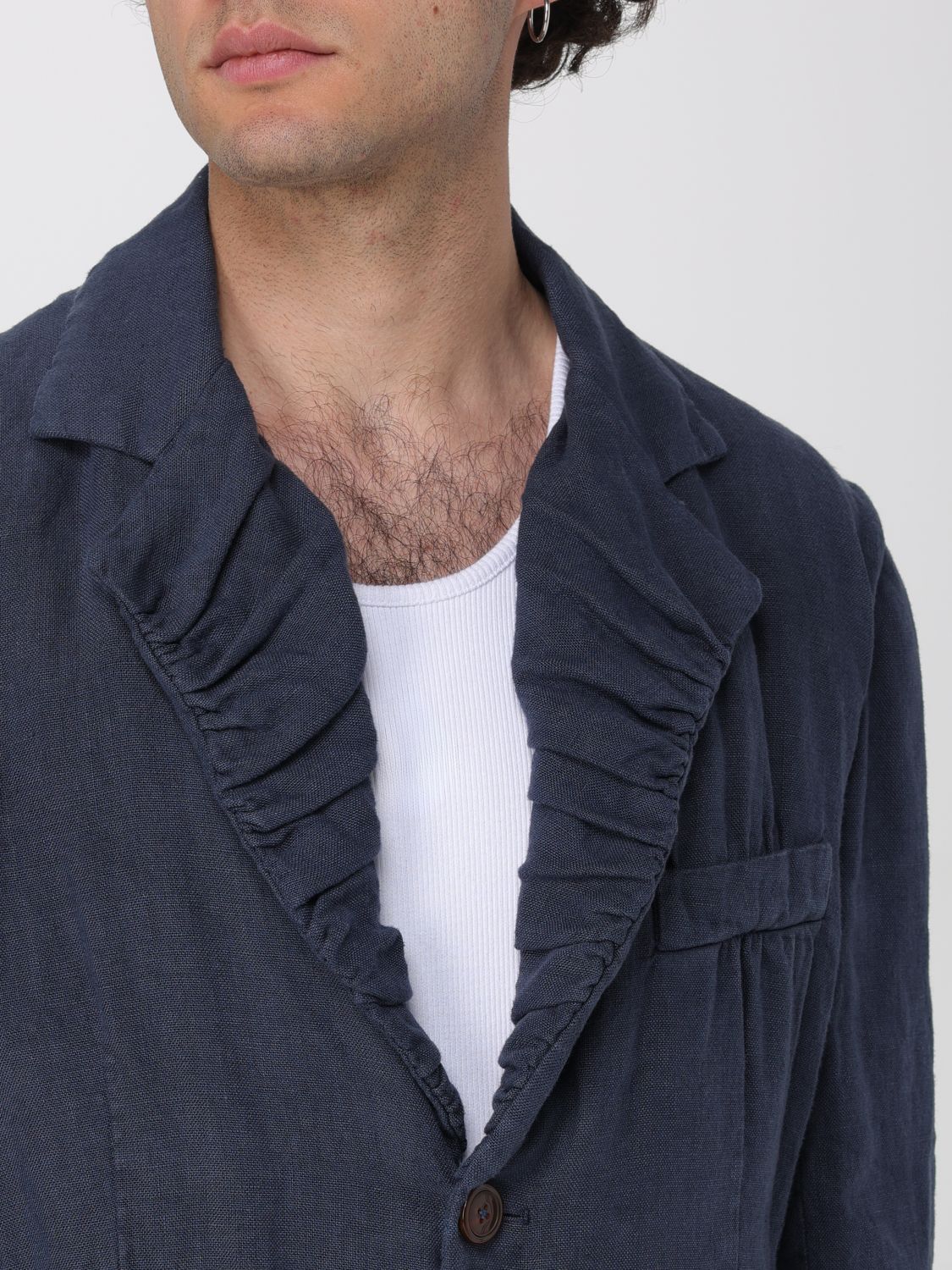 Blazer Men color Blue
