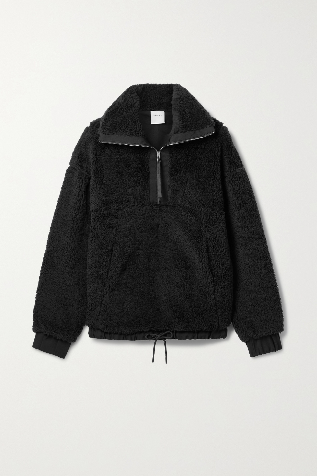 Appleton Oversized Cotton-blend Piqué-trimmed Fleece Jacket
