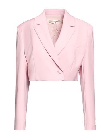 Woman Blazer Pink Size M Polyester, Viscose, Elastane