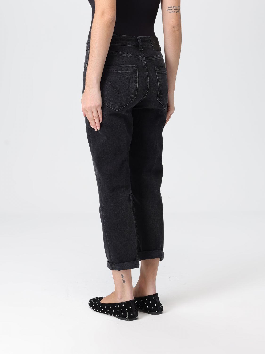 Jeans Woman color Black