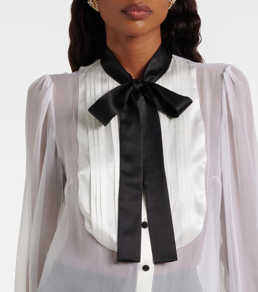 Sheer silk shirt