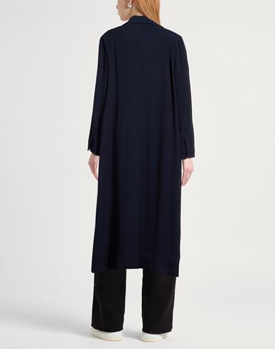 Woman Overcoat & Trench Coat Navy Size 10 Viscose