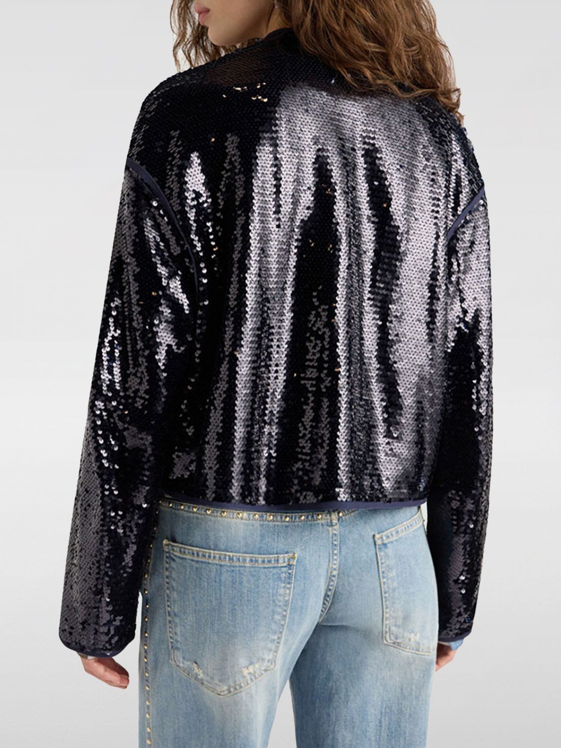 MOMONÌ Jacket Woman color Blue
