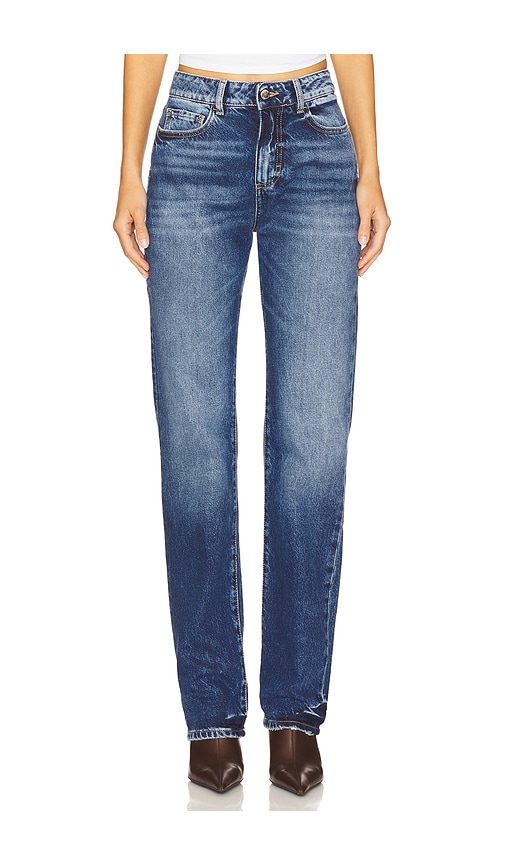 Icon Denim Skye Straight Leg Jeans in Blue. -  28 also in 24