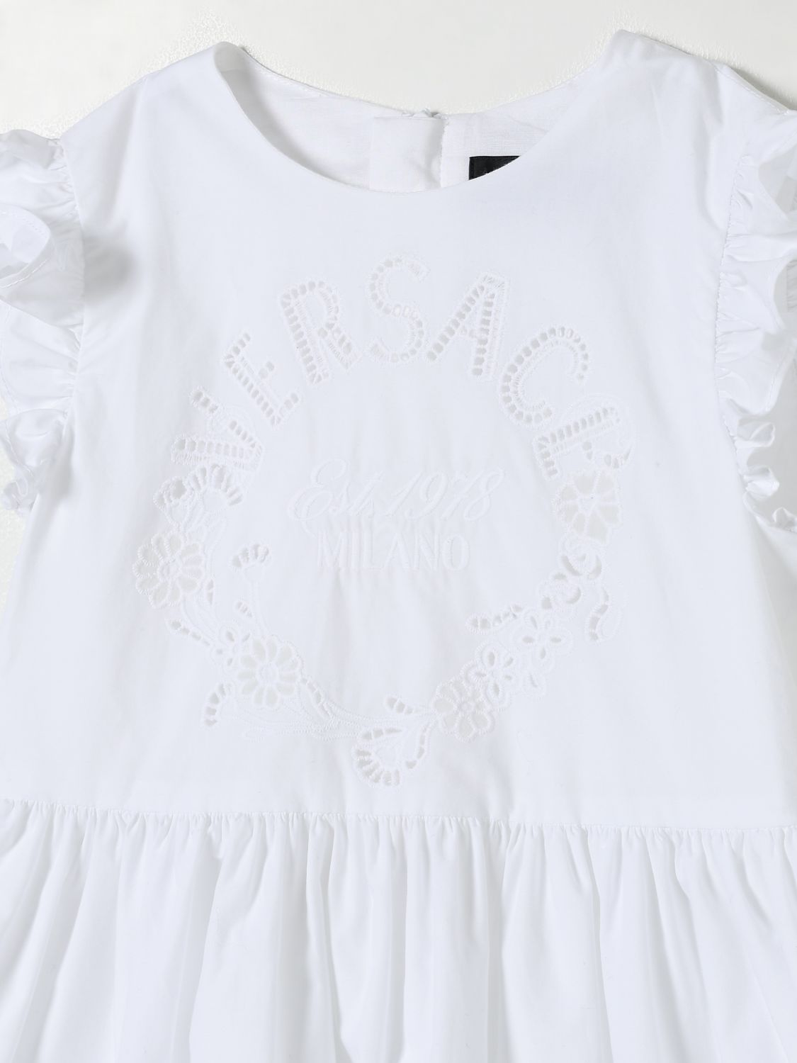 Romper VERSACE Kids color White