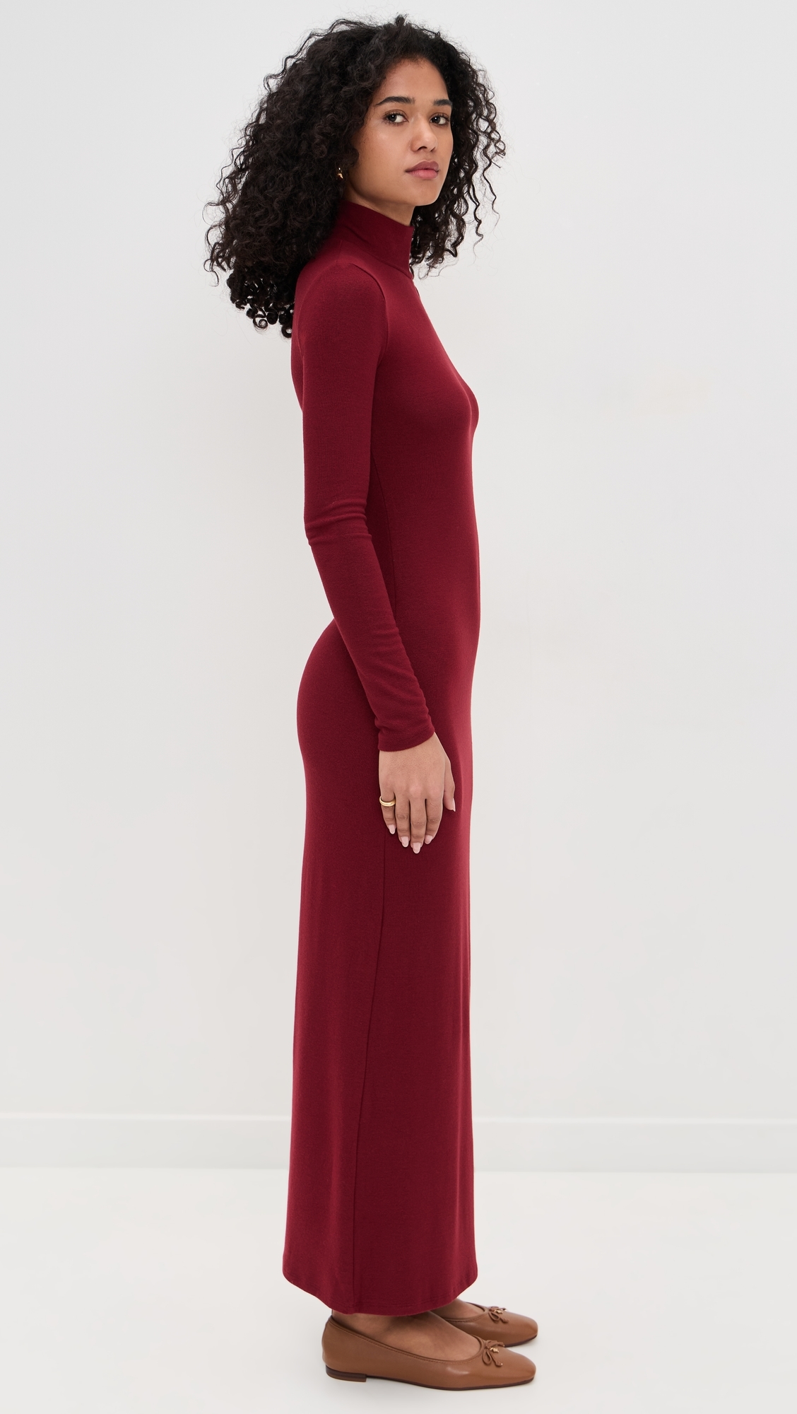 Lauren Turtleneck Maxi Dress Pinot