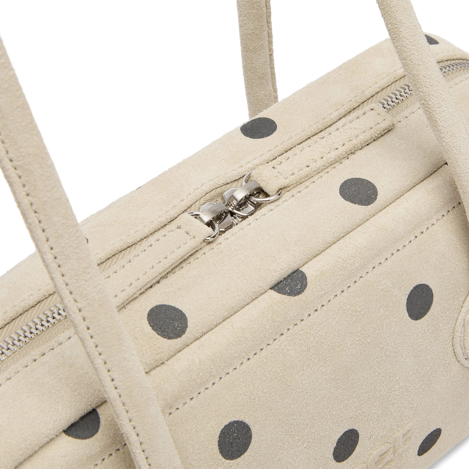 Women's Soft Boston EW Bag in Blond Wood/Polka Dot