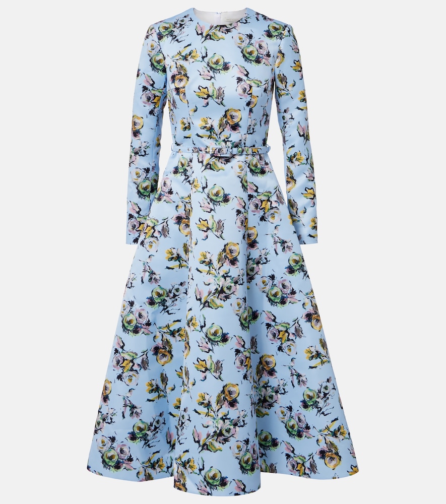 Capucine floral midi dress