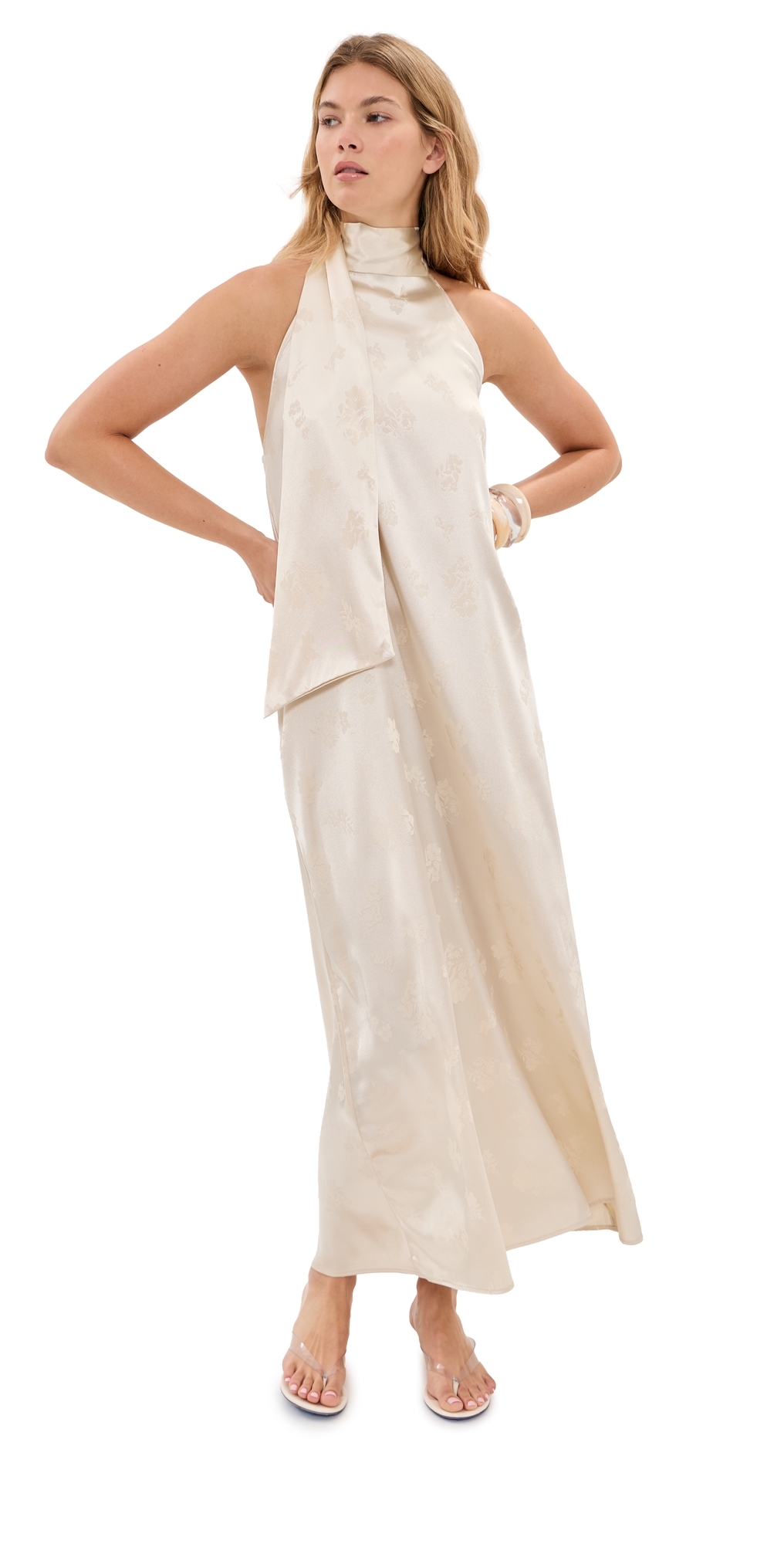 Dune Maxi Dress Cream Floral