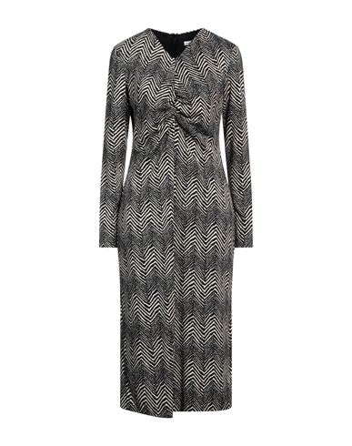 Caractère Woman Midi dress Beige Size 6 Viscose, Polyester, Elastane